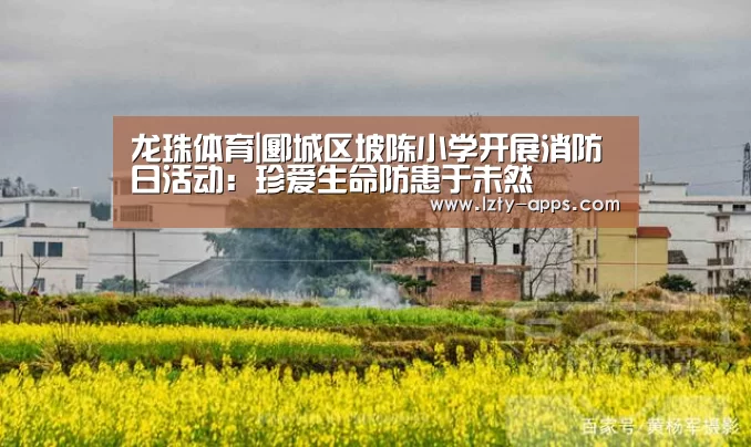 龙珠体育|郾城区坡陈小学开展消防日活动:珍爱生命防患于未然(图1) 龙珠体育体育